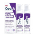 CeraVe Skin Renewing Nightly Exfoliating Treatment packaging and bottles on a white background