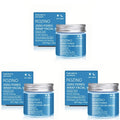 Three blue and white jars of ROZINO Zero Pores Wrap Facial Mask with matching boxes, arranged on a clean white background.