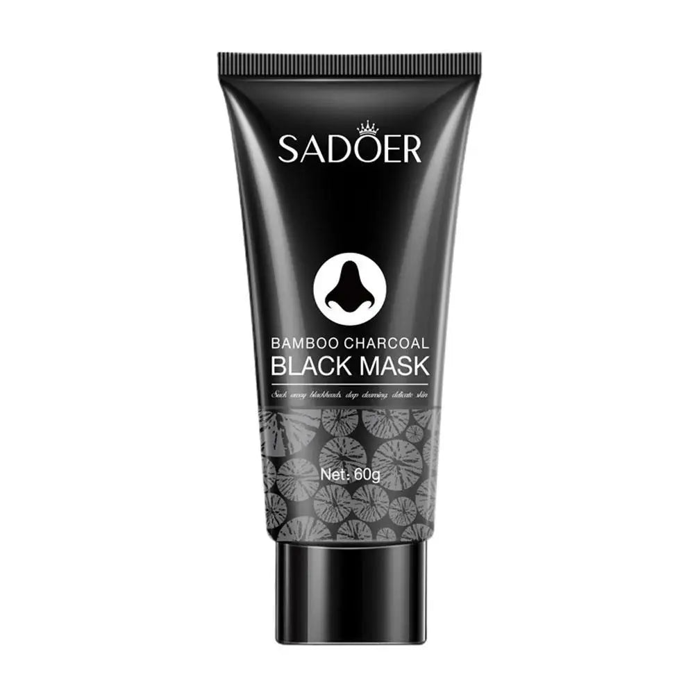Sadoer Bamboo Charcoal Black Mask packaging on a white background