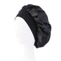 Satin Sleep Bonnet | Wide-Brim Hair Care Night Cap | Unisex