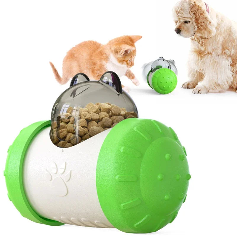 Interactive Treat-Dispensing Tumbler Dog Toy
