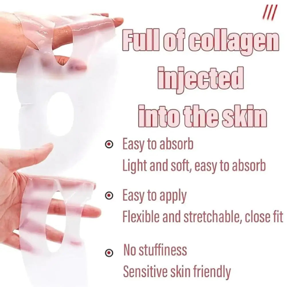 Product packaging with text highlighting collagen benefits and features.