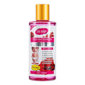 Bottle of Dr. WWP Rose Whitening Oil with a gold cap on a white background