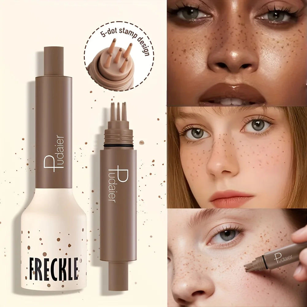 Pudaier Freckle product with application on a person's face