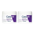 Two jars of CeraVe Skin Renewing Night Cream on a white background