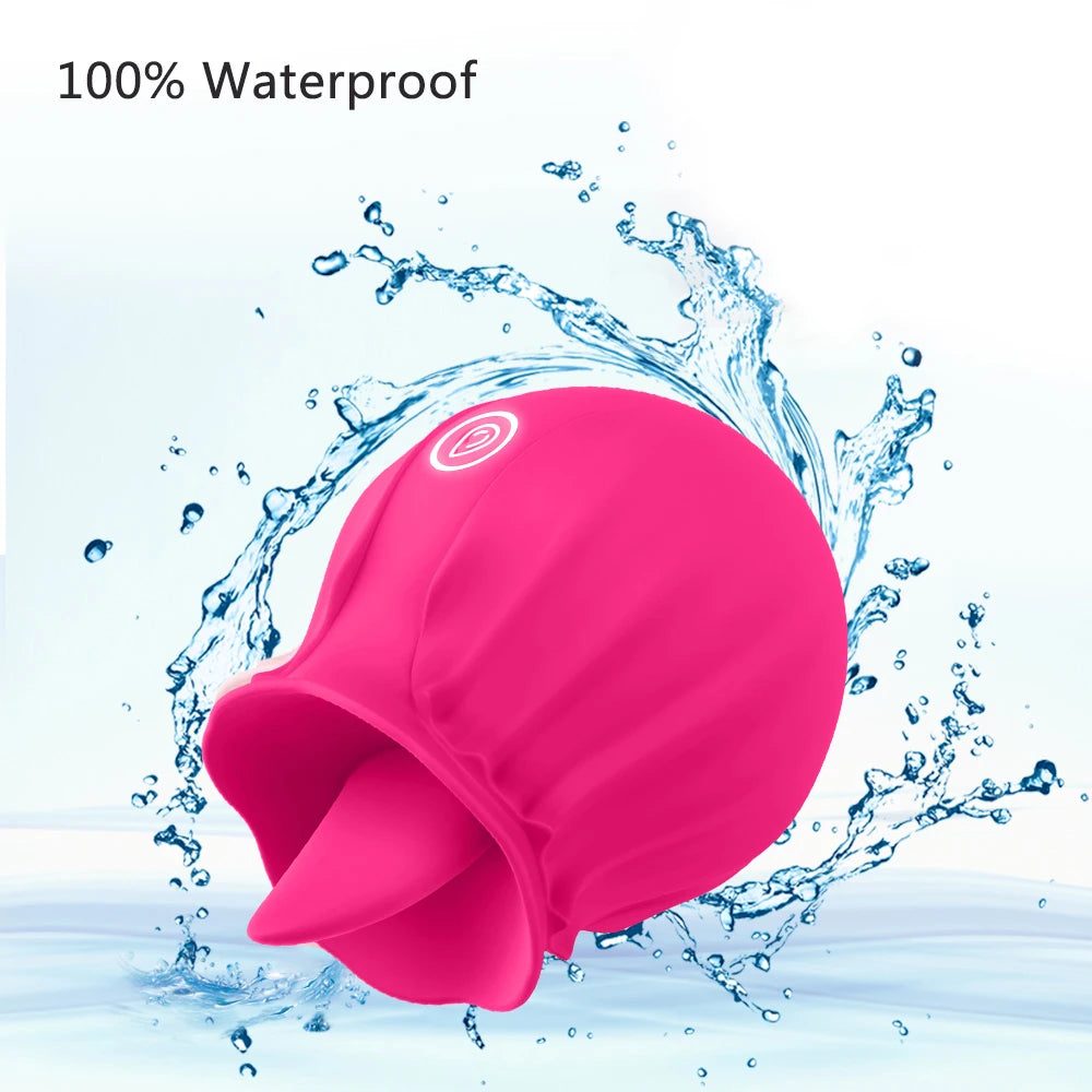 ZIGANI Rose Vibrator | 10 Modes | Soft Silicone | Quiet Motor | Magnetic USB Charging