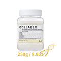 Collagen jelly mask container with label on a white background