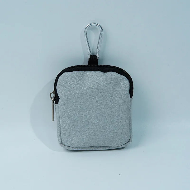 Portable Dog Treat Bag | Outdoor Puppy Snack Pouch with Carabiner Clip | Lightweight Wear-Resistant Pet Reward Bag for Training, Walking, and Agility Work