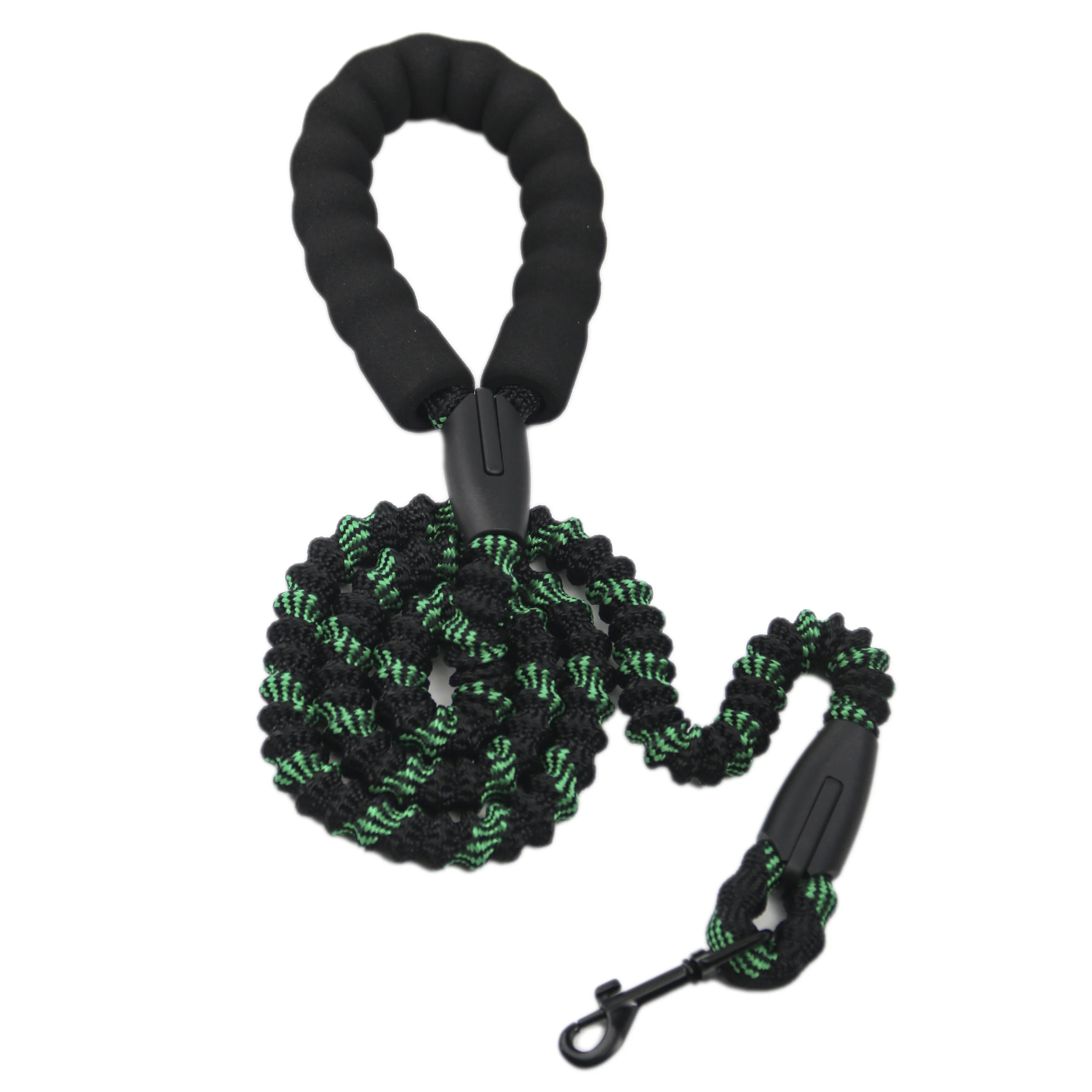 Ultra-Light Hollow Nylon Rope Dog Leash | Heavy-Duty No-Pull Shock Absorbing Training Lead | Durable Climbing Rope Traction Cord for Small Medium and Large Dogs